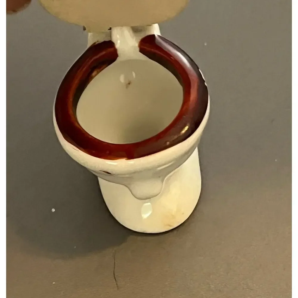 Vintage Doll House Furniture Bathroom Set Tub‎ Sink Toilet Shelf